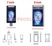 FACE DETECTION 8'inch+thermometer Latest 3D Face Recognition Technology + Thermometer