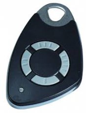 INTRATONE 4 KAN ZENDER Intratone handzender met badge, 4 kanalen, keuze uit 5 kleuren