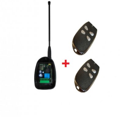 Ontvanger Kit 2CH - Cod. 90600000 2 CH surface-mounted receiver KIT + Bluetooth + 2 x transmitter
