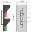 LAM-2LED-R/G-24V NIEUW Model 2021 Traffic Light Square with 2 Color Led