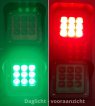 LAM-2LED-R/G-24V NIEUW Model 2021 Traffic Light Square with 2 Color Led