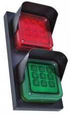LAM-2LED-R/G-24V NIEUW Model 2021 Traffic Light Square with 2 Color Led